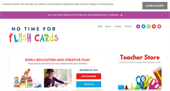 Desktop Screenshot of notimeforflashcards.com